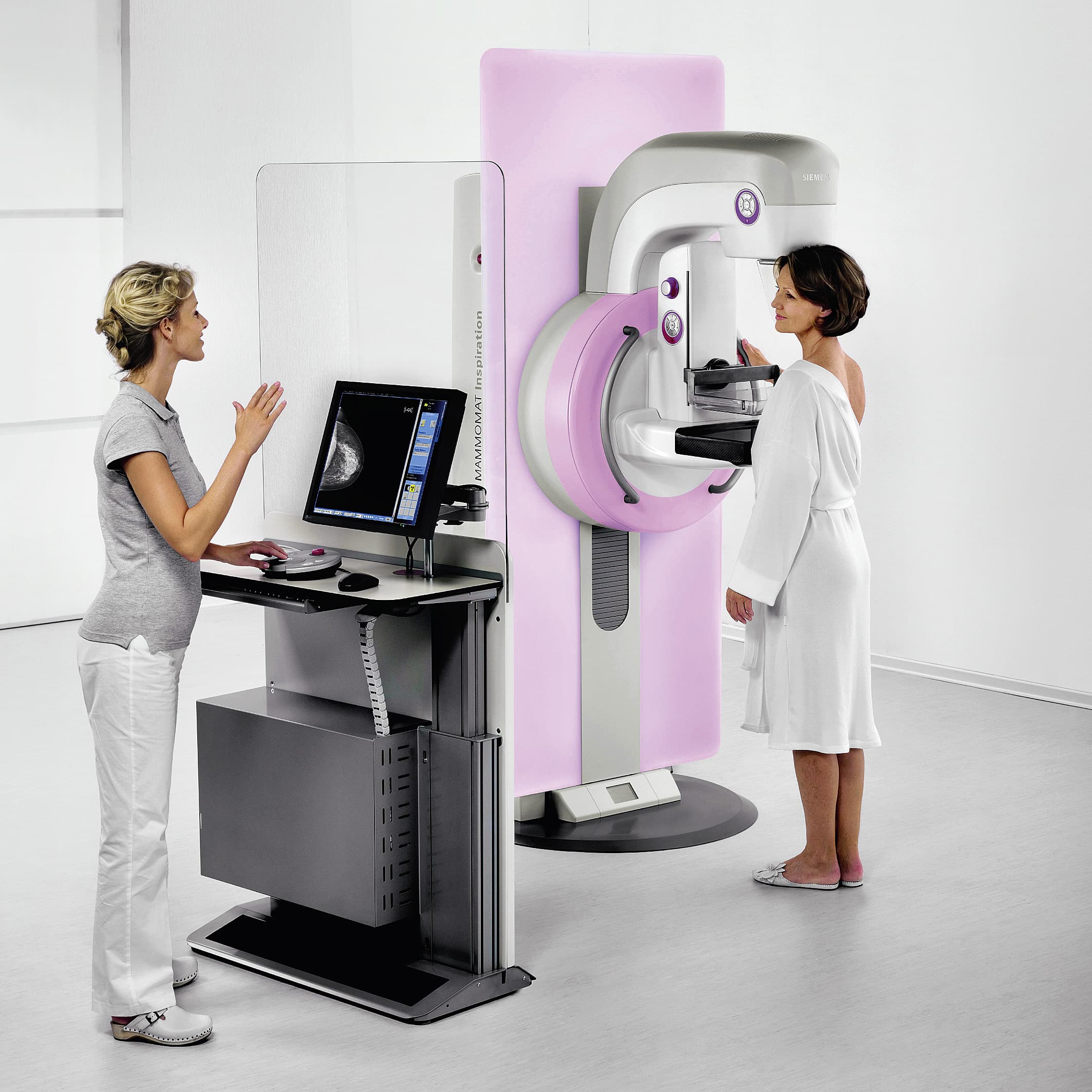 Маммограф Siemens в работе